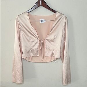 Princess Polly Pink Long Sleeve Size 6